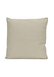 Traditional Decorative 18 Inch Square Pillow with Crown Print