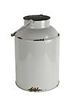 Home Indoor Decorative Lacquered Gray Jug with Handle - Large