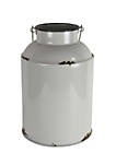 Home Indoor Decorative Lacquered Gray Jug with Handle - Large