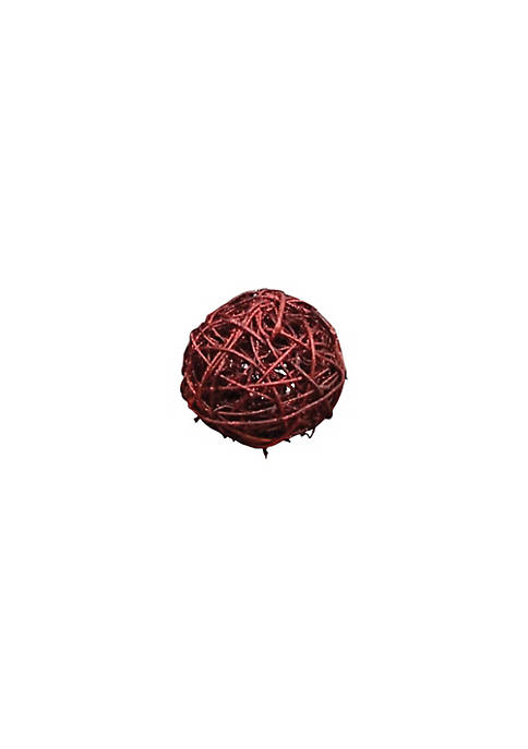 Cheung's Home Decor Natural Fiber Blushing Scarlet 3&quot;