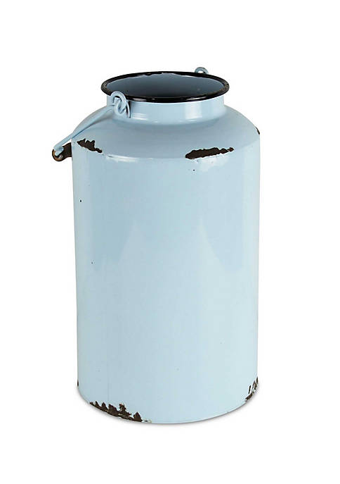 Cheung's Home Indoor Decorative Lacquered Blue Jug with