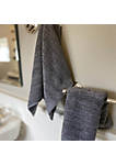 Eco-Melange Rayon Bamboo Cotton Towels, Hand Towel - 2pk, Charcoal