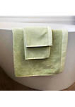 Rayon Viscose Bamboo Luxury Towels, 1 Bath, 1 Hand, 1 Washcloth - Sage