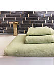 Rayon Viscose Bamboo Luxury Towels, 1 Bath, 1 Hand, 1 Washcloth - Sage