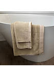 Rayon Viscose Bamboo Luxury Towels, 1 Bath, 1 Hand, 1 Washcloth - Champagne