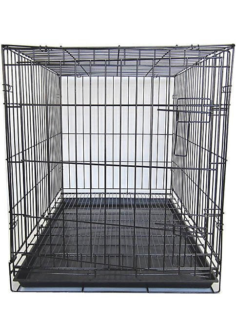 YML Modern 42" Dog Kennel Cage with Bottom