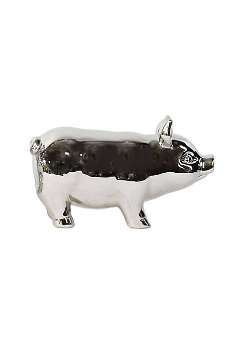 Urban Trends Collection Home Decorative Ceramic Standing Pig