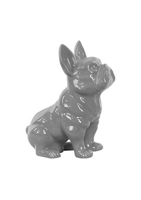 Urban Trends Collection Ceramic Sitting French Bulldog Figurine