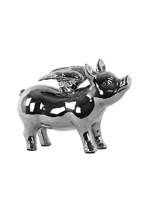 Urban Trends Collection Ceramic Standing Pig Figurine with