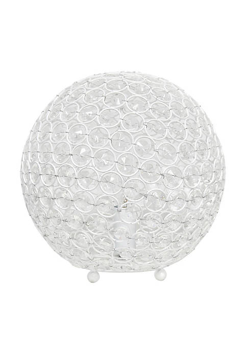 Elegant Designs Modern Decorative Elipse 10 Inch Crystal