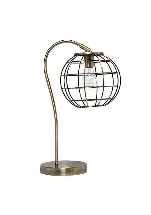 Lalia Home Classic Arched Metal Cage Table Lamp,