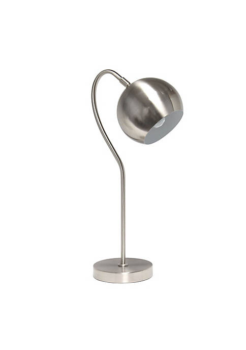 Elegant Designs Modern Decorative Half Moon Table Lamp,