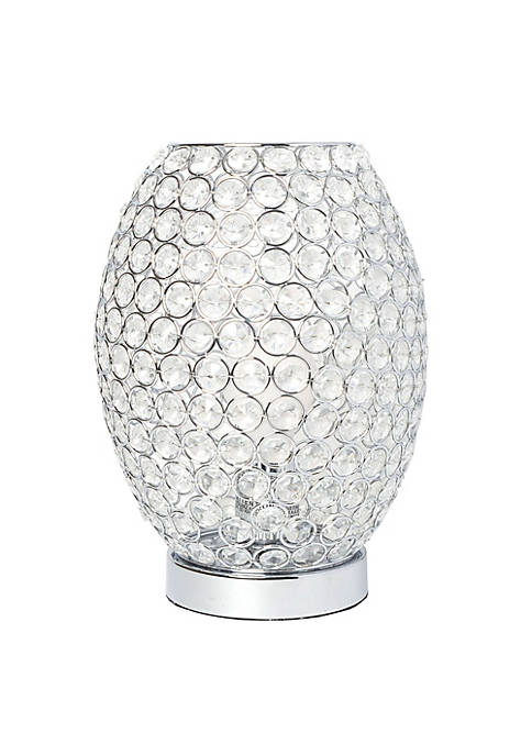 Elegant Designs Elipse Crystal Decorative Curved Accent Uplight