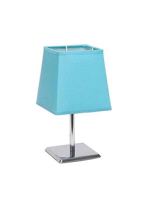 Simple Designs Modern Decorative Mini Chrome Table Lamp