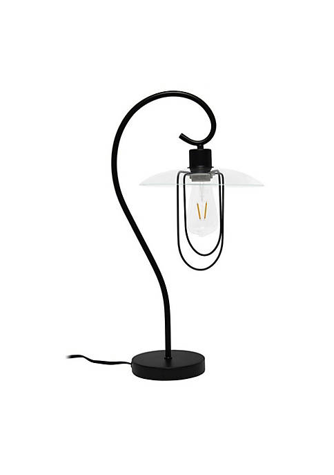 Lalia Home Modern Metal Scroll Table Lamp with