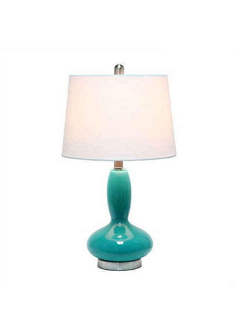 Lalia Home LHT-5001-TL Glass Dollop Table Lamp with