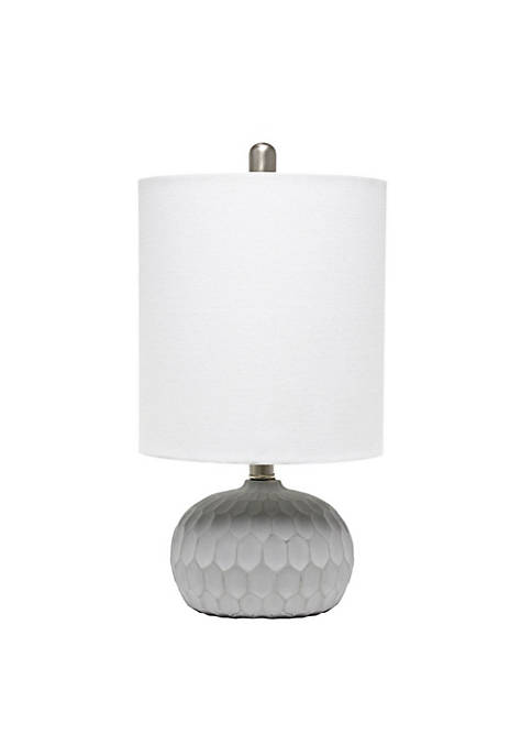 Elegant Designs Cement Base Table Lamp with Long