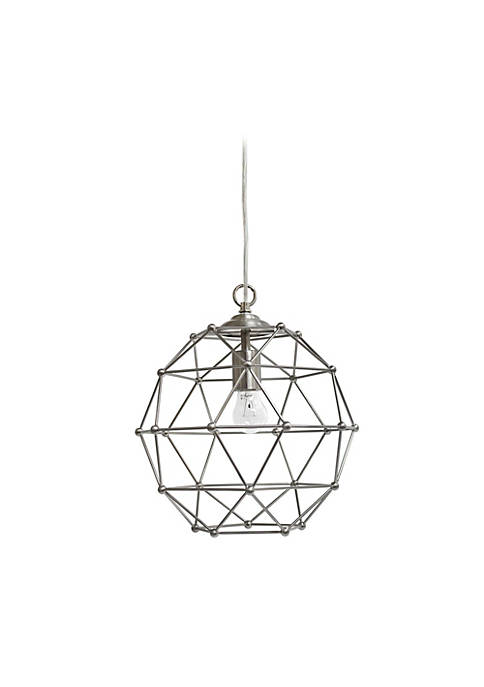 Elegant Designs 1 Light Hexagon Industrial Rustic Pendant