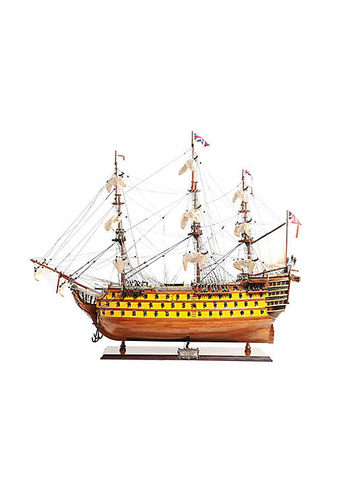 Old Modern Handicrafts Home Decorative HMS Victory Painted