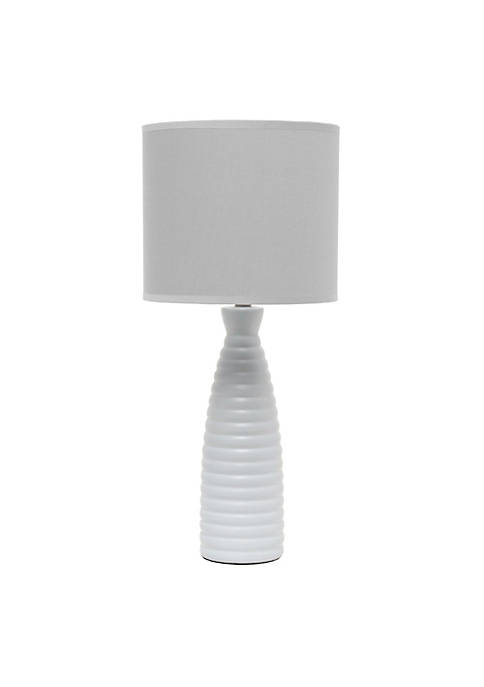 Simple Designs Modern Decorative Alsace Bottle Table Lamp