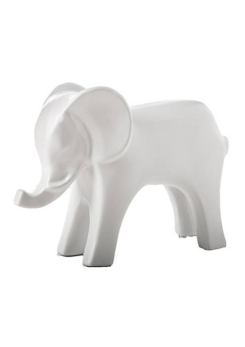 Urban Trends Collection Ceramic Standing Baby Elephant Figurine