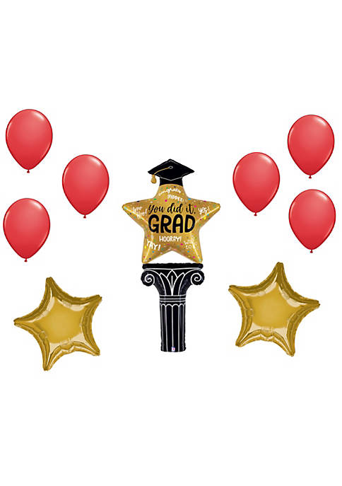 LOONBALLOON Graduation Grad Theme Balloon Set, 5.5 Foot
