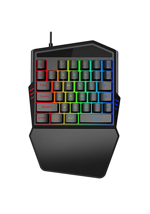 SANOXY One-Hand Gaming Keyboard With Backlight 35 Keys