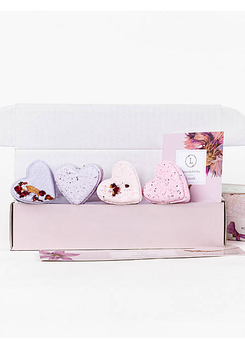 Lizush Heart Shaped Shower Steamers Gift Box, Set