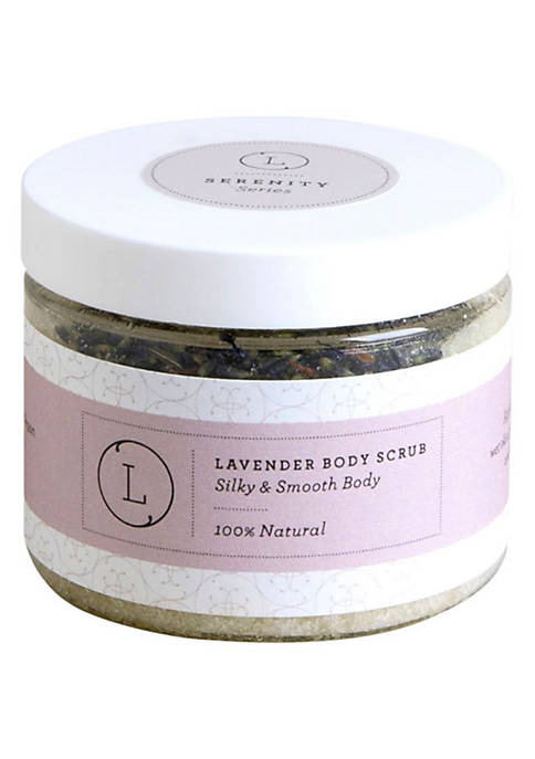 Lizush Natural Body Scrub, Lavender Body Salt Scrub