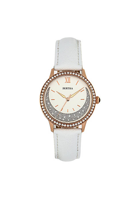Bertha Dolly Leather-Band Watch