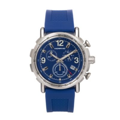 Morphic Men's M93 Series Chronograph Strap Watch W/date, Blue, 0 -  840148803848