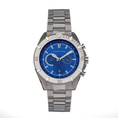 Morphic Men's M94 Series Chronograph Bracelet Watch W/date, Blue, 0 -  840148806443