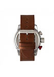 Breed Manuel Chronograph Leather-Band Watch w/Date