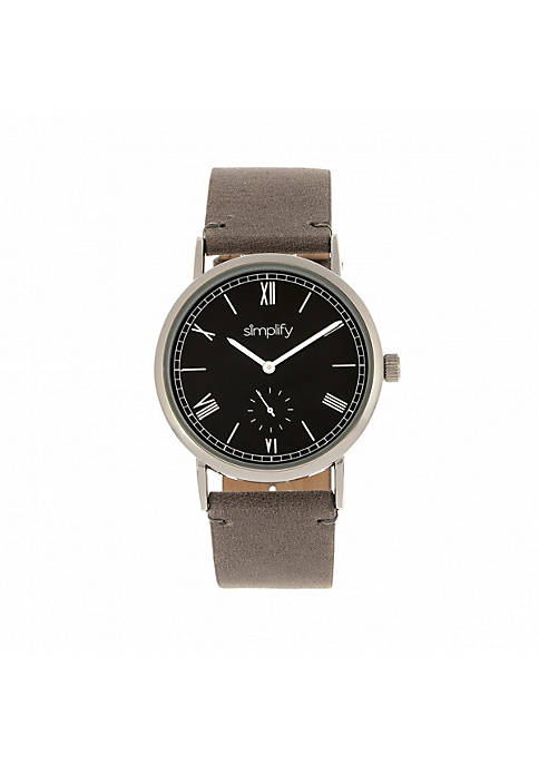 Simplify The 5100 Leather-Band Watch
