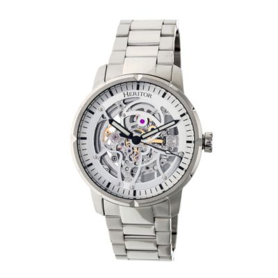 Men's Heritor Automatic Ryder Skeleton Dial Bracelet Watch, 0 -  847864148727