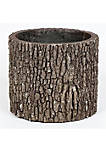 Surreal Faux Wood Oak Vertical Planter/Flower Pot, Size Small