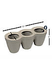 Keter (#232744) Ivy Herbs In/Outdoor Planter/Flower Pot, Taupe, 13"