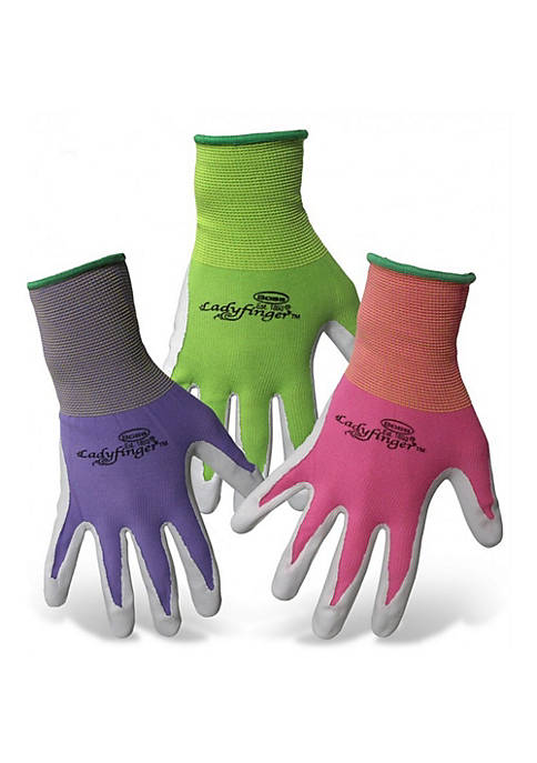 Boss Ladyfinger Outdoor Garden Gloves Gloves, Assorted Colors
