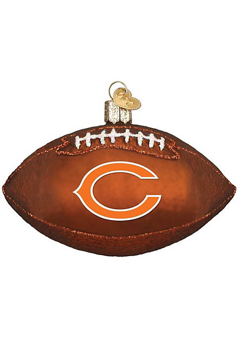 Old World Christmas Chicago Bears Football Ornament For