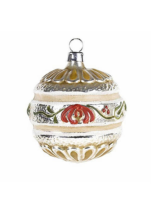 Marolin (#2011090) Vintage Mouthblown Christmas Glass Ornament