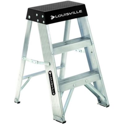 Louisville (#as3002) Ansi Rated, Type Ia Heavy Duty Aluminum Step Stool, 2 Ft