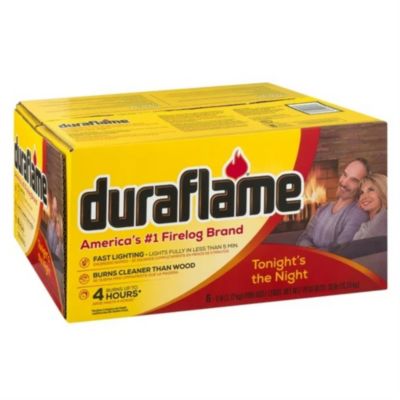 Duraflame 6-Pound, 4-Hour Burning Firelogs, 6 Pack