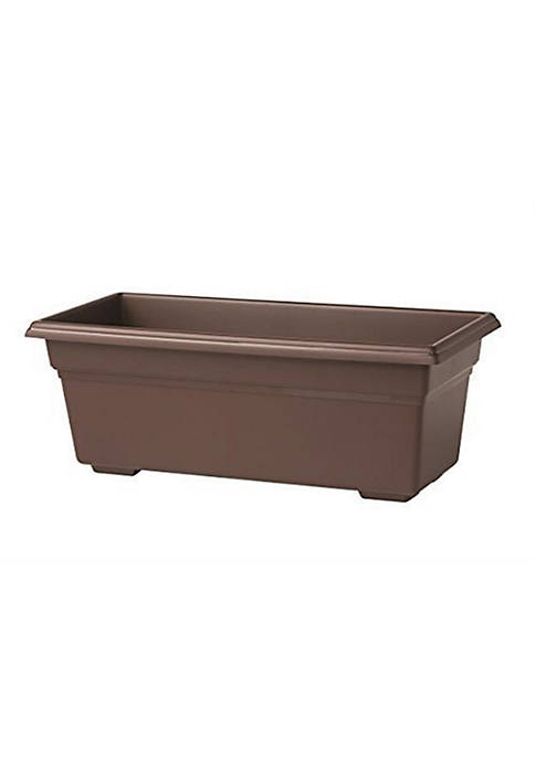 Novelty Countryside Flower Box, 30 Inch, Brown