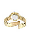 Helena Womens White and Goldtone Bracelet watch, 1071BHES