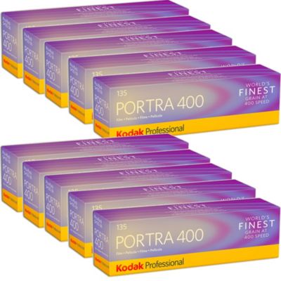 10 Packs Kodak Portra 400 Color Negative Film 35Mm Roll Film, 36 Exposures