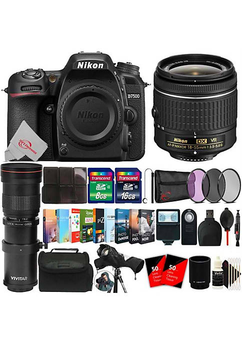 Nikon D7500 20.9mp Dslr Camera + 18-55mm &amp;