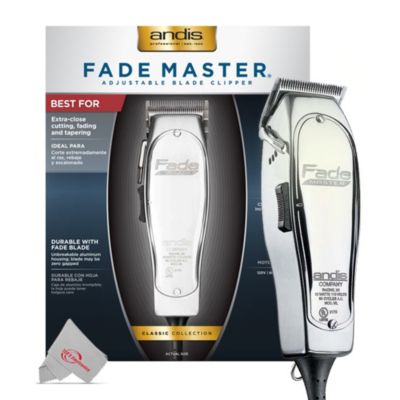 Andis 01690 Professional Fade Master Hair Clipper With Adjustable Fade Blade, Silver, Medium -  40102016905
