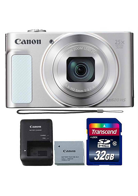Canon Powershot Sx620 Hs Digital Camera (white) +