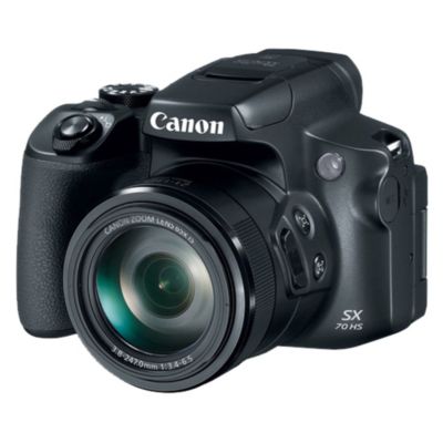 Canon Powershot Sx70 20.3Mp Digital Camera 65X Optical Zoom Lens 4K Video 3-Inch Lcd Tilt Screen (Black), Black -  013803312188