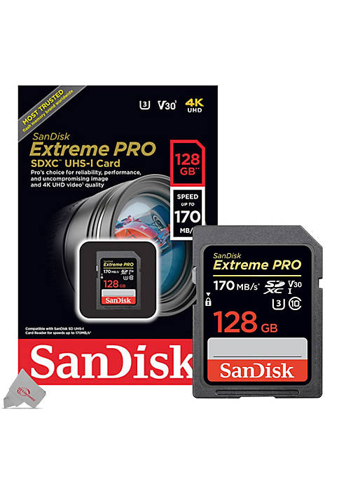 Sandisk Extreme Pro 128GB SDXC UHS-I/U3 V30 Class